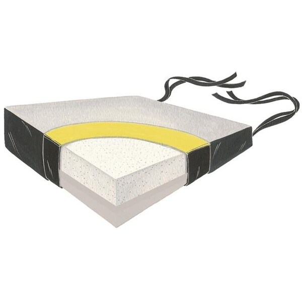 Skil-Care 754039 4 x 2 in. Wedge Foam Soft Foundation 16 in. Two Color Vinyl Cushion 754039 - main